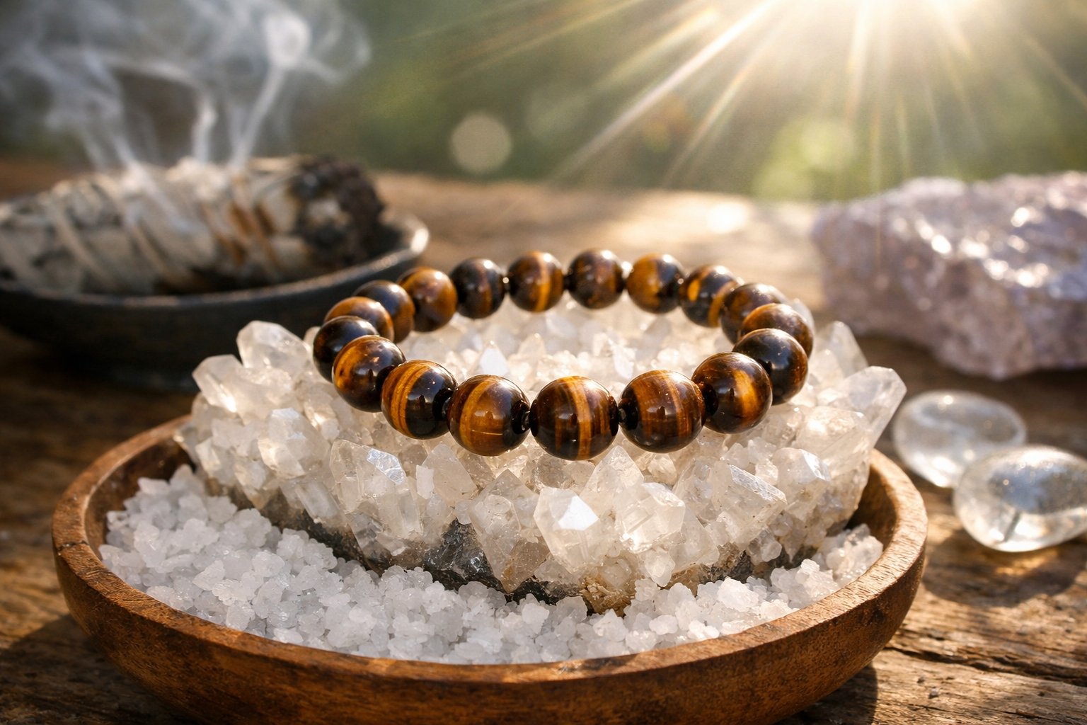 Comment recharger un bracelet de pierre oeil de tigre