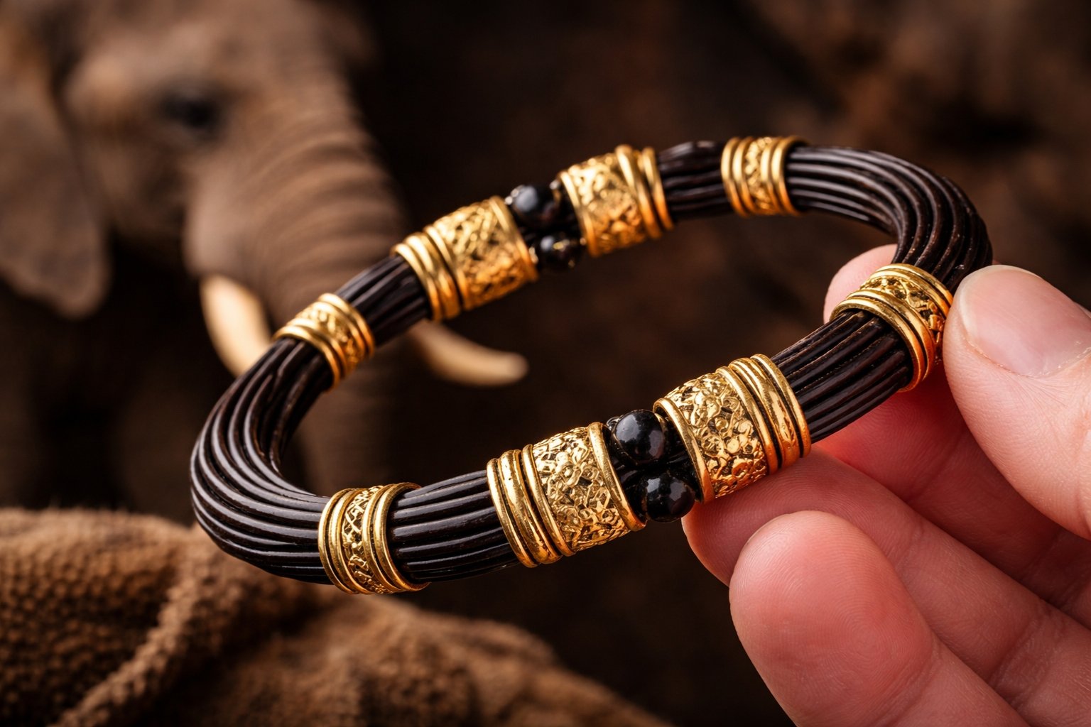 Comment reconnaitre un vrai bracelet en poil d'éléphant
