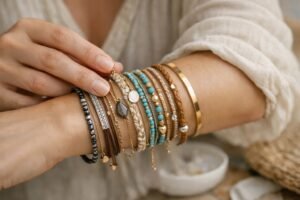 comment porter plusieurs bracelets sans qu'ils s'emmêlent